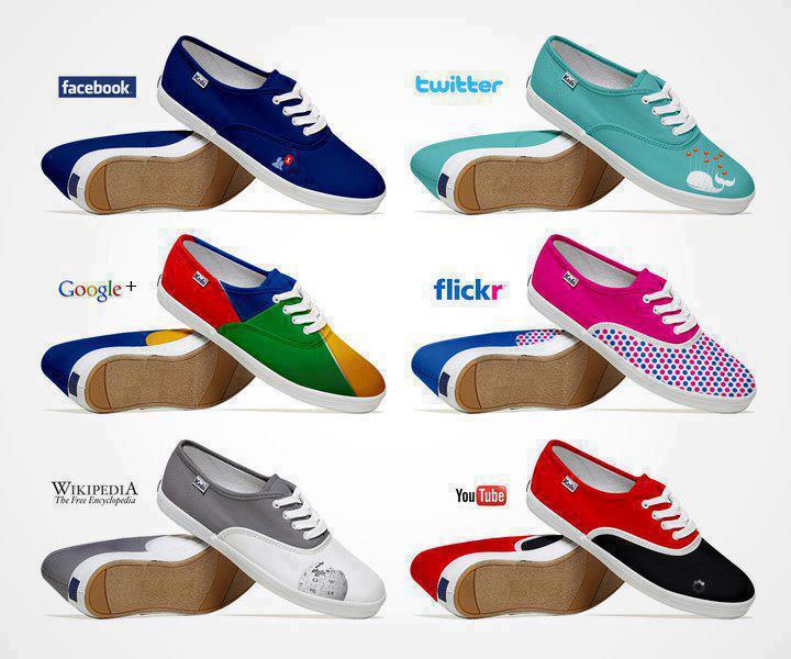 social media shoes