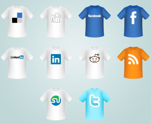 social media tshirts